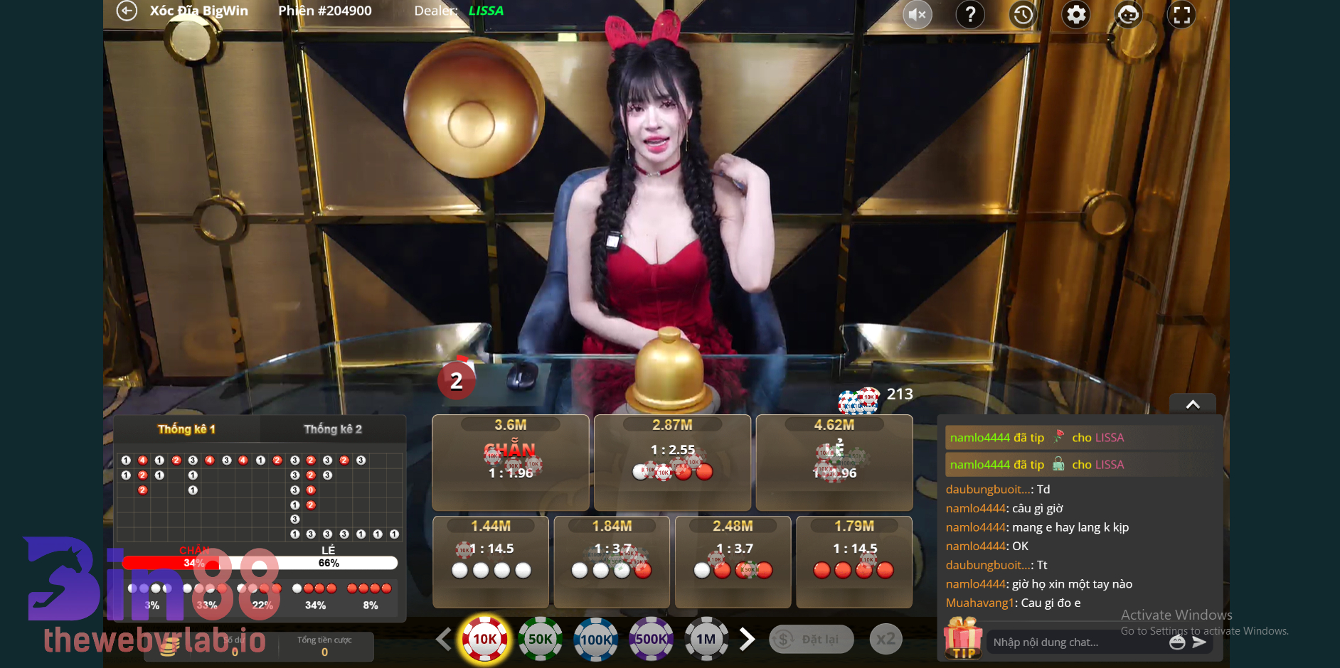 Hướng dẫn tham gia Casino BIN88