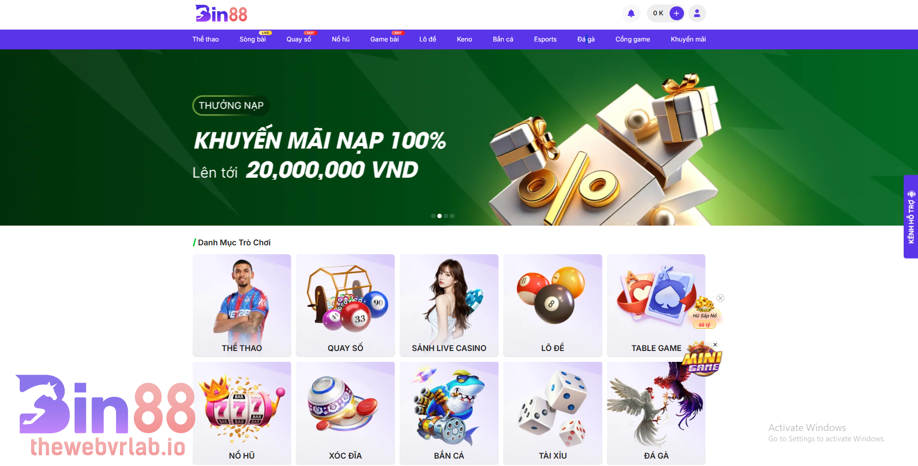 Ưu điểm khi chơi đá gà tại BIN88