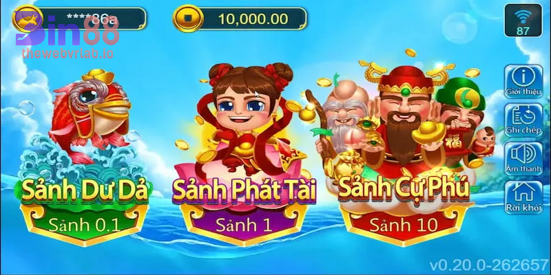 Cách chơi Tam Tiên Bắn Cá